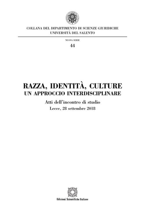 Immagine 0 di Razza, Identit?, Culture. Un A