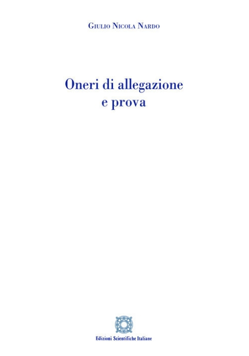 Immagine 0 di Oneri Di Allegazione E Prova