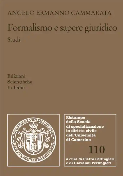 Immagine 0 di Formalismo Sapere Giuridico