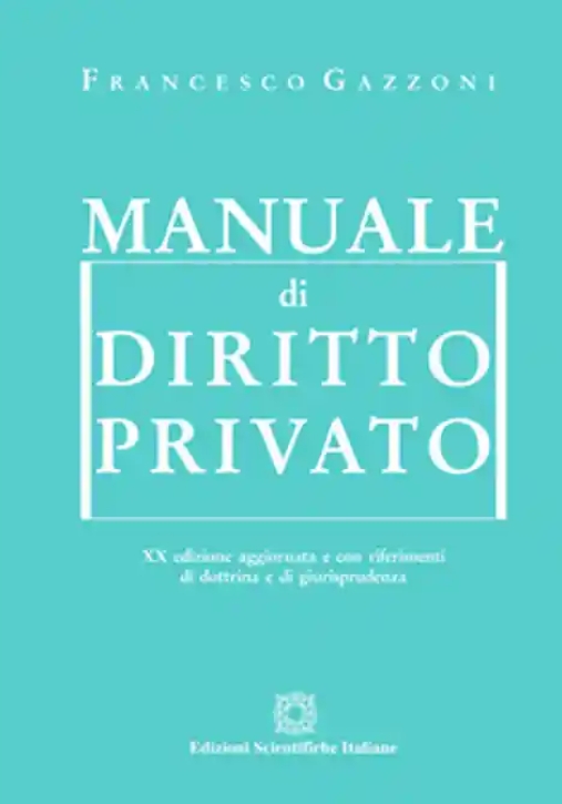 Immagine 0 di Manuale Diritto Privato