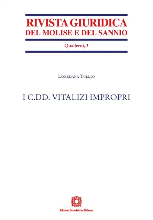 Immagine 0 di C.dd. Vitalizi Impropri