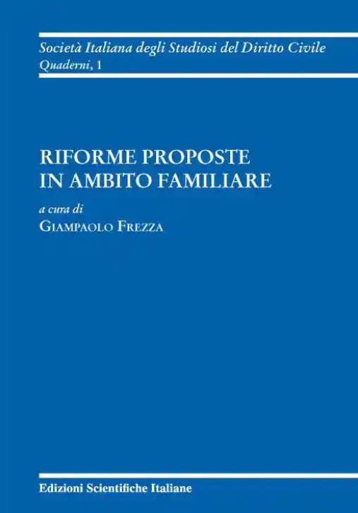 Immagine 0 di Riforme Proposte Ambito Famili