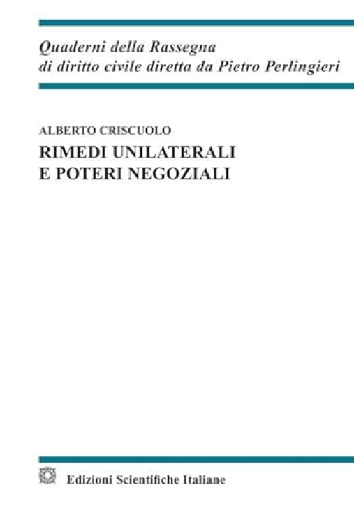 Immagine 0 di Rimedi Unilaterali Poteri Nego