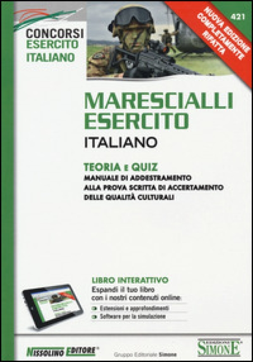 Immagine 0 di Marescialli Esercito Italiano. Teoria E Quiz. Con Aggiornamento Online