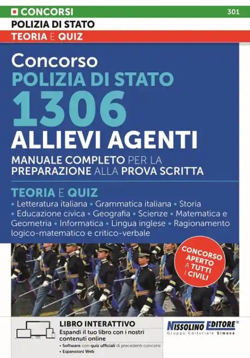 Immagine 0 di Concorso Polizia Stato 1306 Allievi Ag.