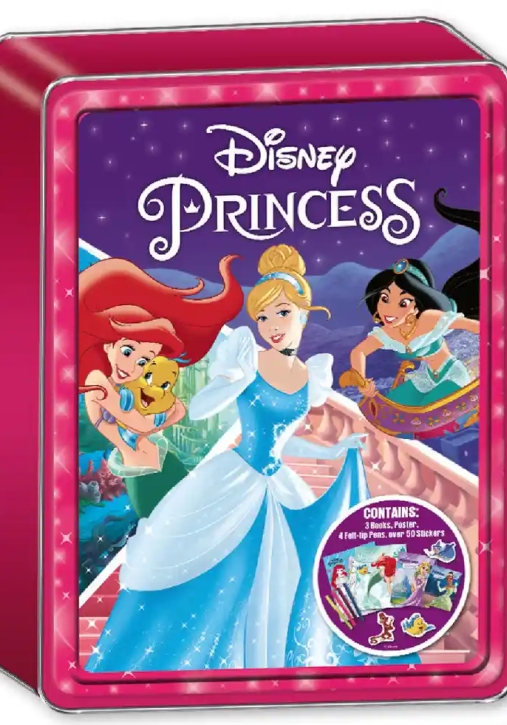 Immagine 0 di Disney Princess. Storie Di Latta. Con Adesivi. Ediz. A Colori. Con 4 Pennarelli. Con Poster