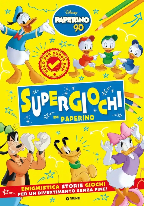 Immagine 0 di Supergiochi Di Paperino. Paperino 90. Enigmistica Storie Giochi Per Un Divertimento Senza Fine! Ediz. A Colori