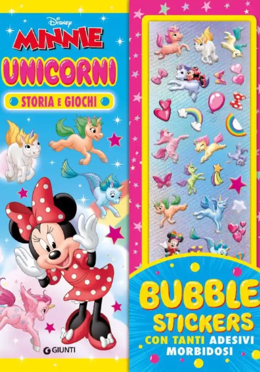 Immagine 0 di Unicorni. Minnie. Bubble Stickers. Storia E Giochi, Con Tanti Adesivi Morbidosi. Ediz. A Colori