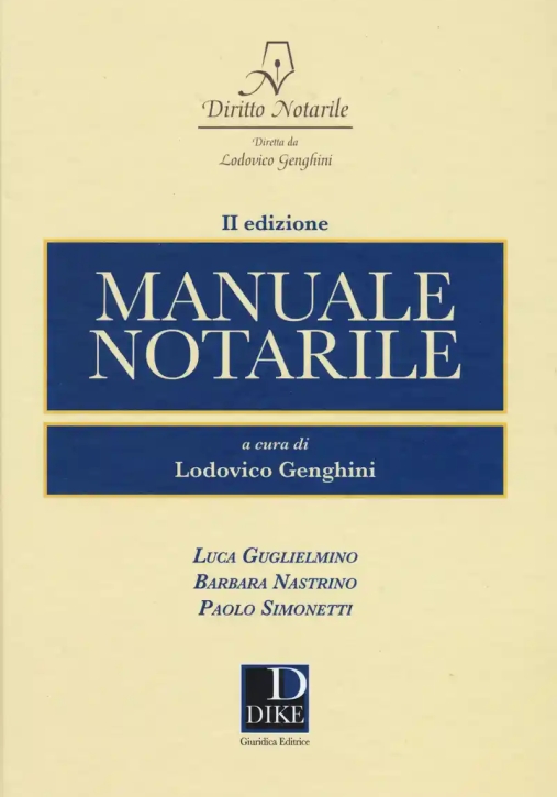 Immagine 0 di Manuale Notarile - 2ed