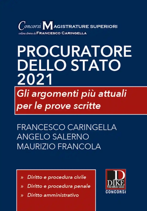 Immagine 0 di Procuratore Dello Stato 2022 P.scritte