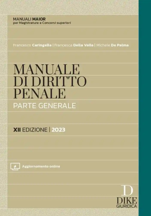 Immagine 0 di Manuale Dir.penale P.generale 2023 Maior