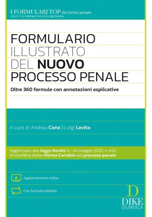 Immagine 0 di Formulario Illustrato Nuovo Processo Penale