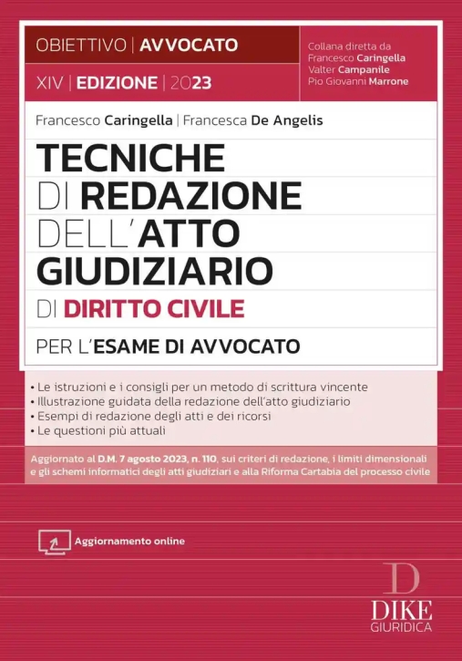 Immagine 0 di Tecniche Redazione Atto Giud.civile 2023