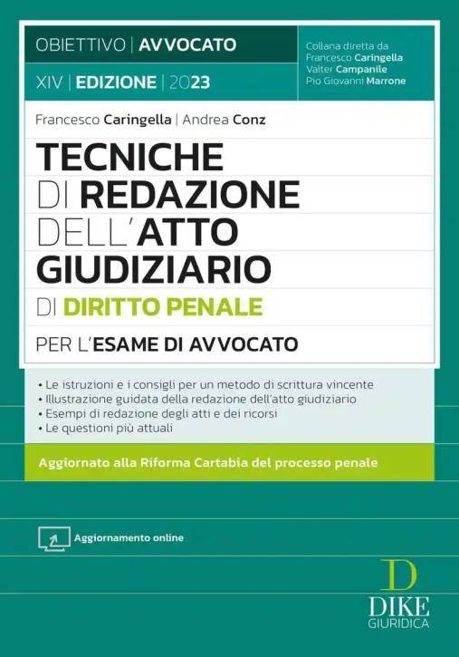 Immagine 0 di Tecniche Redazione Atto Giud.penale 2023