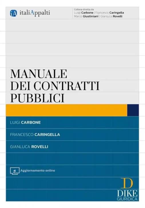 Immagine 0 di Manuale Dei Contratti Pubblici