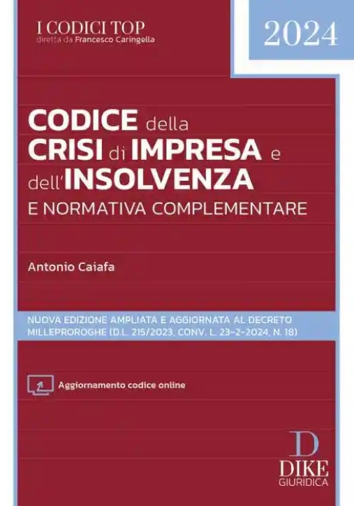 Immagine 0 di Codice Crisi Impresa E Insolvenza 2024