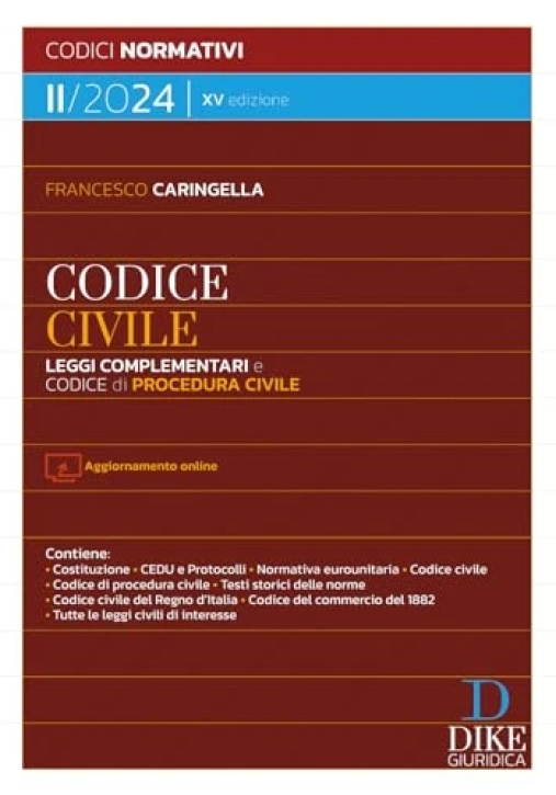 Immagine 0 di Codice Civile Leggi Compl.2024 Magistr.