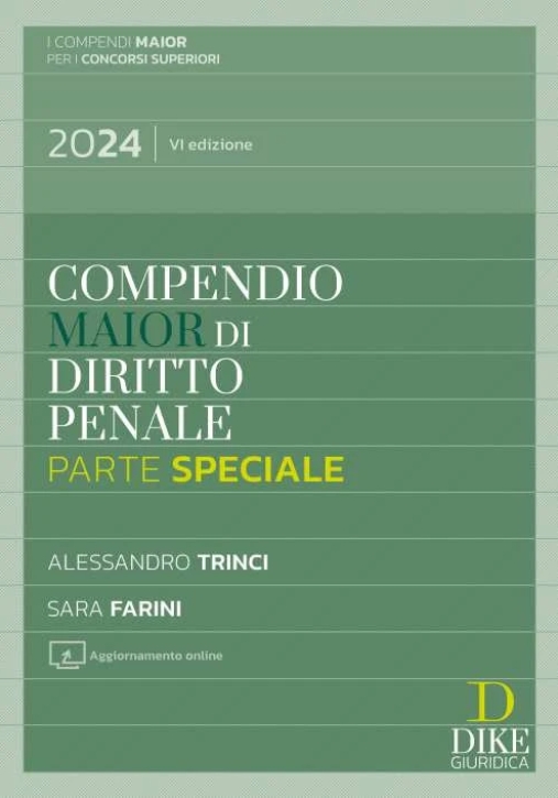 Immagine 0 di Compendio Dir.penale P.spec..2024 Major