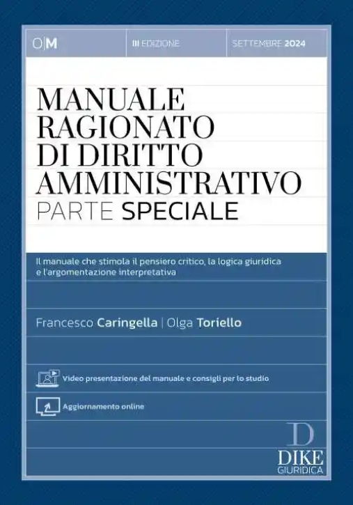 Immagine 0 di Manuale Ragionato Dir.amm.vo P.speciale