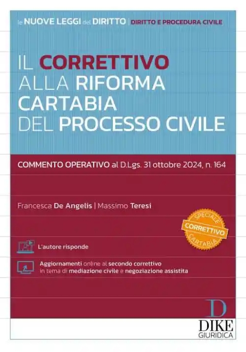 Immagine 0 di Correttivo Riforma Cartabia Proc.civile