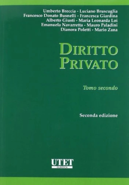 Immagine 0 di Diritto Privato Tomo Ii 2ed.