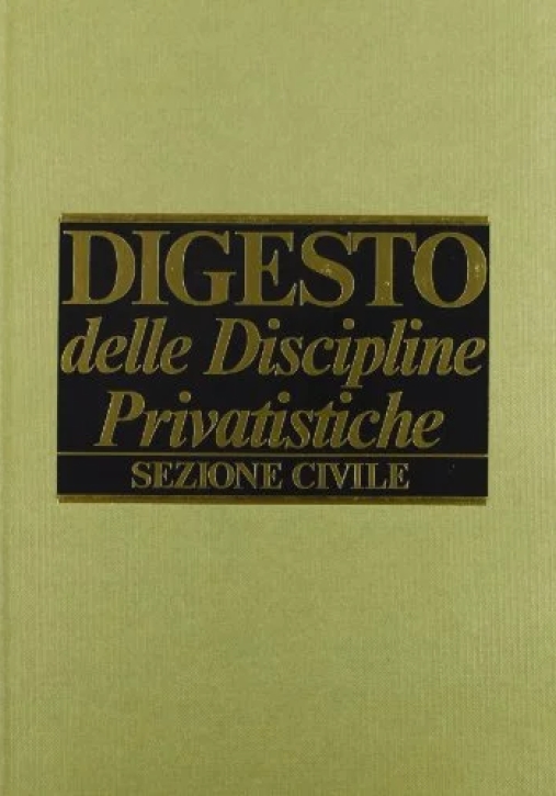 Immagine 0 di Digesto - Discipline Privatist