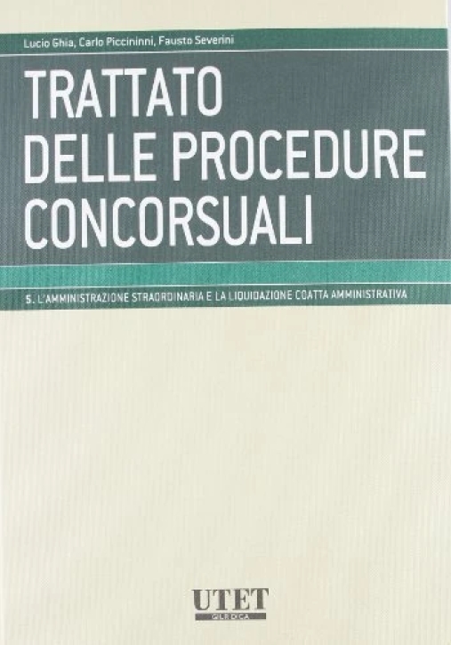 Immagine 0 di Trattato Procedure Concorsuali 5 Amm.str