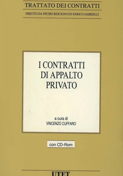 Immagine 0 di Contratti Di Appalto Privato (