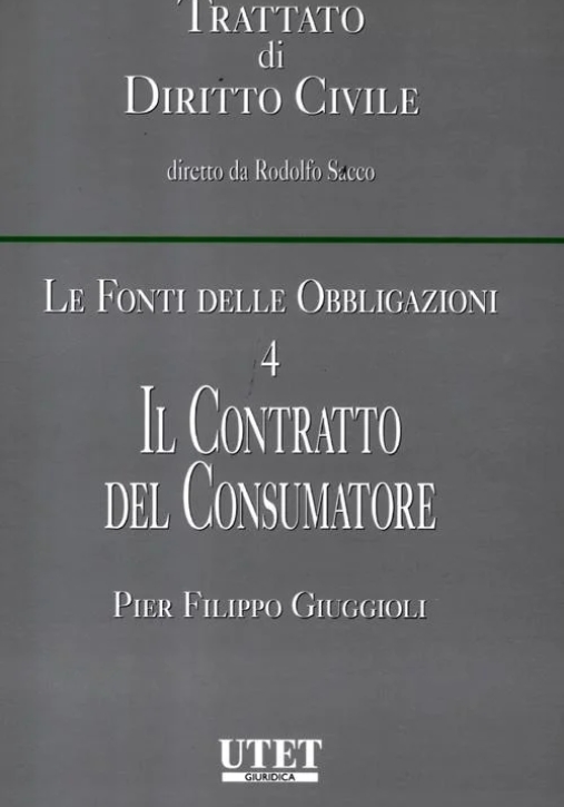 Immagine 0 di Contratto Del Consumatore (il)