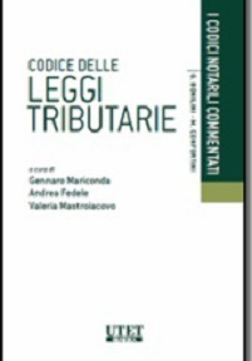 Immagine 0 di Codice Delle Leggi Tributarie