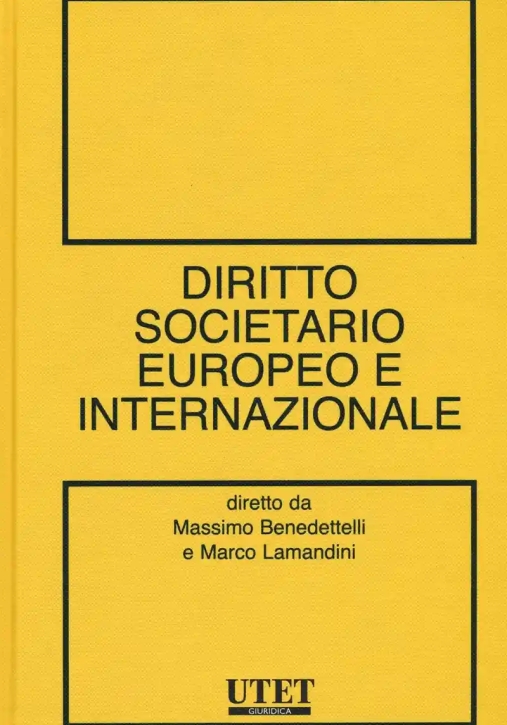 Immagine 0 di Diritto Societario Europeo Int