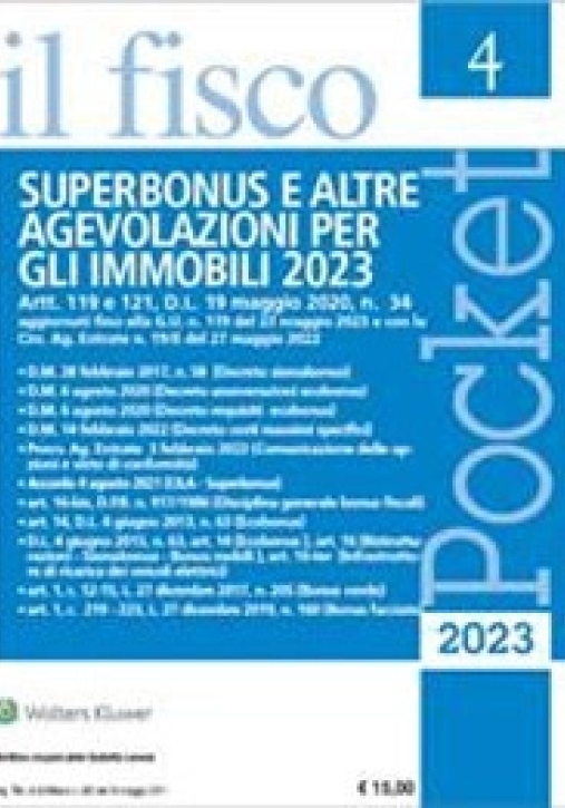 Immagine 0 di Fisco Pocket 4 Superbonus Agev.immobili