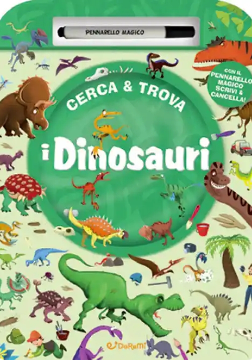 Immagine 0 di Dinosauri. Cerca & Trova. Ediz. A Colori. Con Pennarello Magico (i)