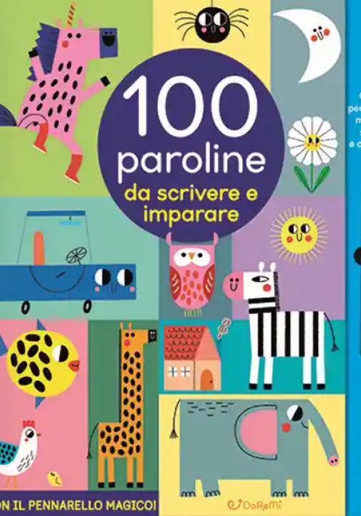 Immagine 0 di 100 Paroline Da Scrivere E Imparare. Scrivi Cancella & Riscrivi. Ediz. A Colori. Con Pennarello Canc