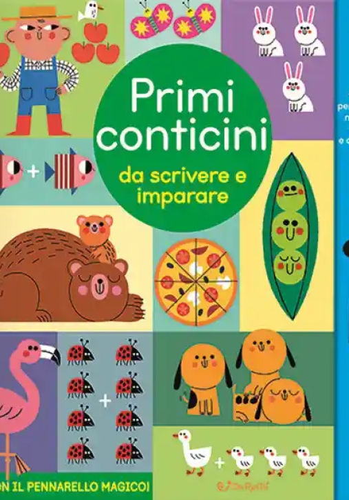 Immagine 0 di Primi Conticini Da Scrivere E Imparare. Scrivi Cancella & Riscrivi. Ediz. A Colori. Con Pennarello C