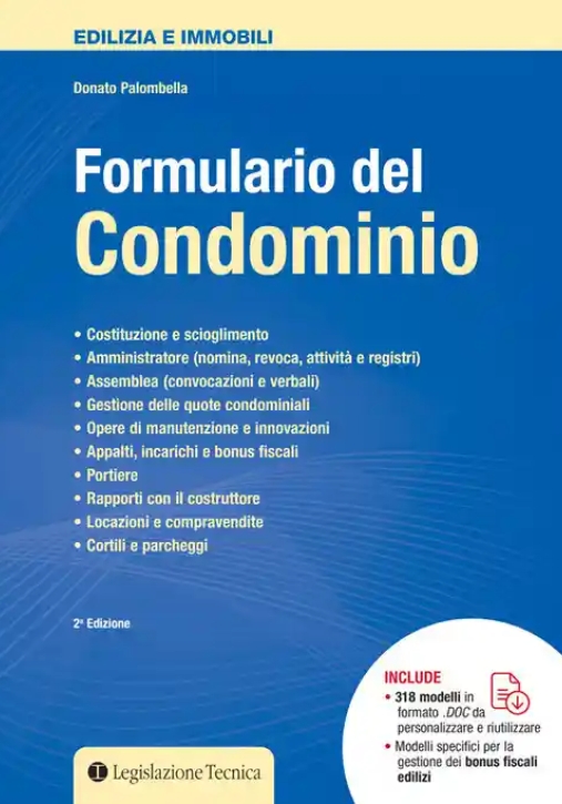 Immagine 0 di Formulario Del Condominio 2ed