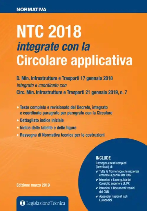 Immagine 0 di Ntc 2018 Integrate Con La Circolare Appl