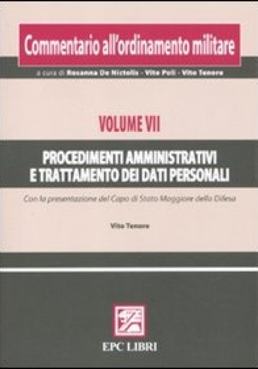 Immagine 0 di Procedimenti Amministrativi E Trattamento Dati Personali Commentario All