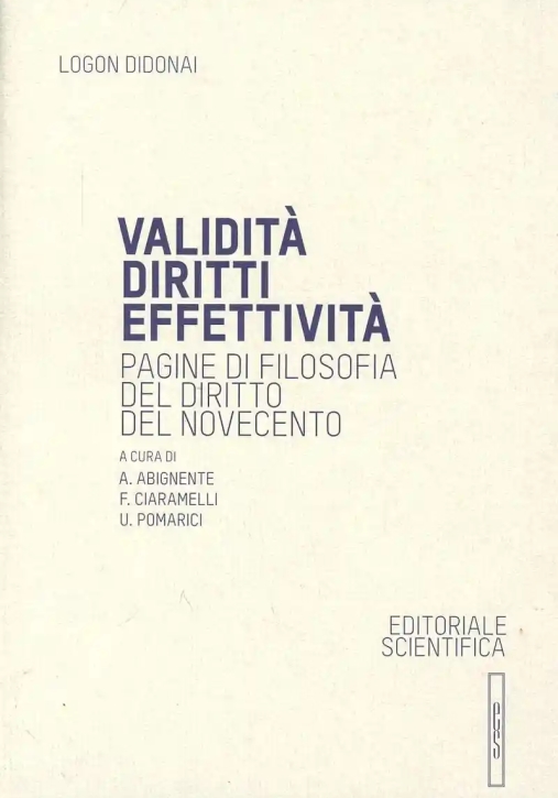 Immagine 0 di Validita  Diritti Effettivita