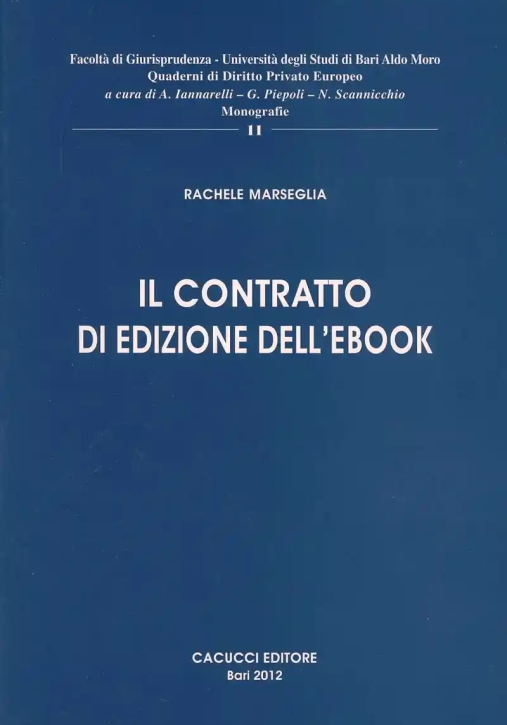 Immagine 0 di Contratto Di Edizione E-book