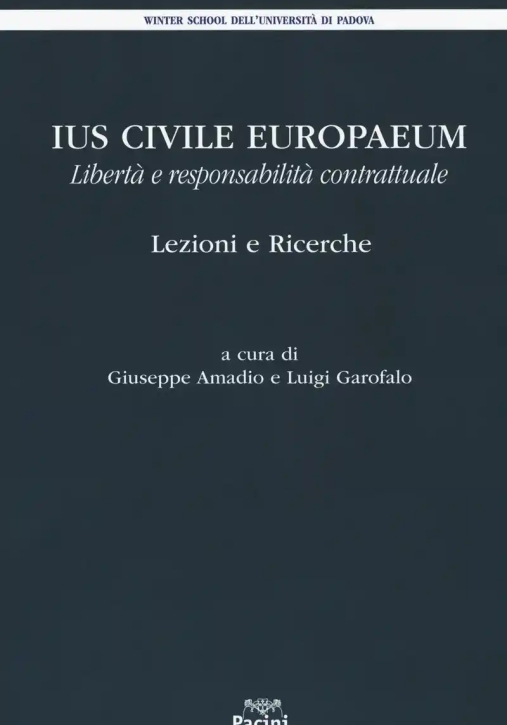 Immagine 0 di Ius Civile Europaeum