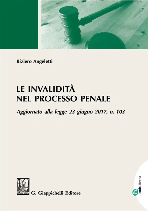 Immagine 0 di Invalidita' Nel Processo Penale