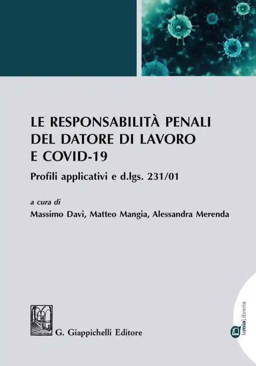 Immagine 0 di Responsabilita' Penale Del Dat