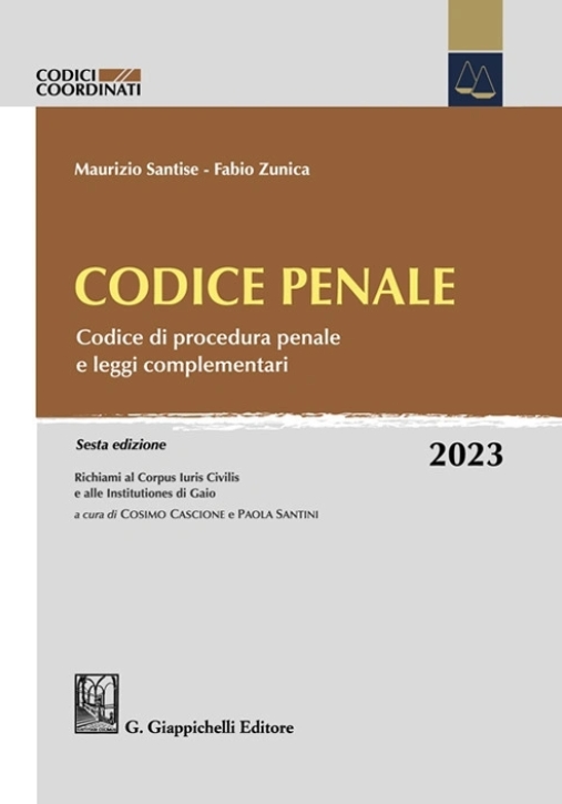 Immagine 0 di Codice Penale 2023 Coordinati