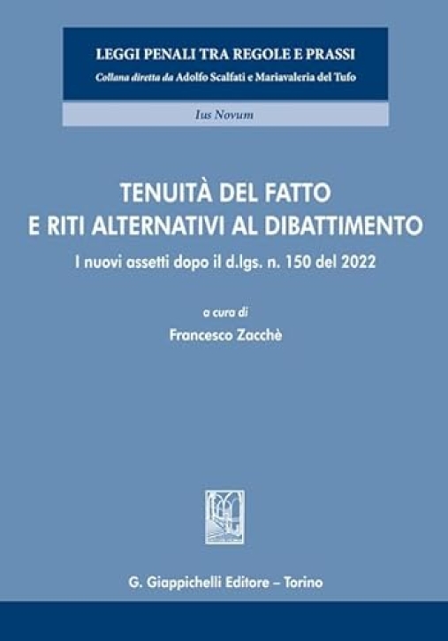 Immagine 0 di Tenuita' Del Fatto E Riti Alternativi Al Dibattimento