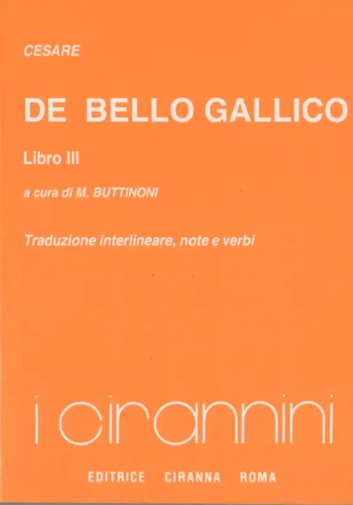 Immagine 0 di De Bello Gallico Lib. 3