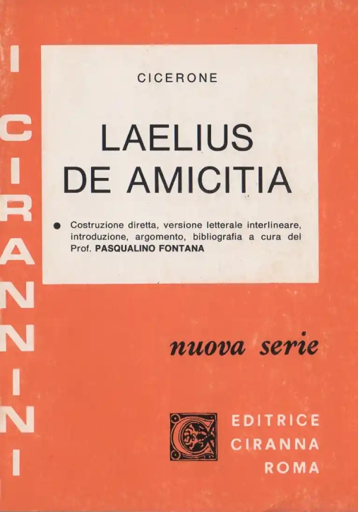 Immagine 0 di Laelius, De Amicitia