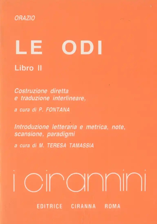 Immagine 0 di Odi - Lib. Ii