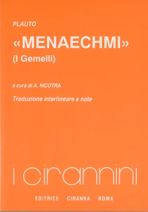 Immagine 0 di Menaechmi