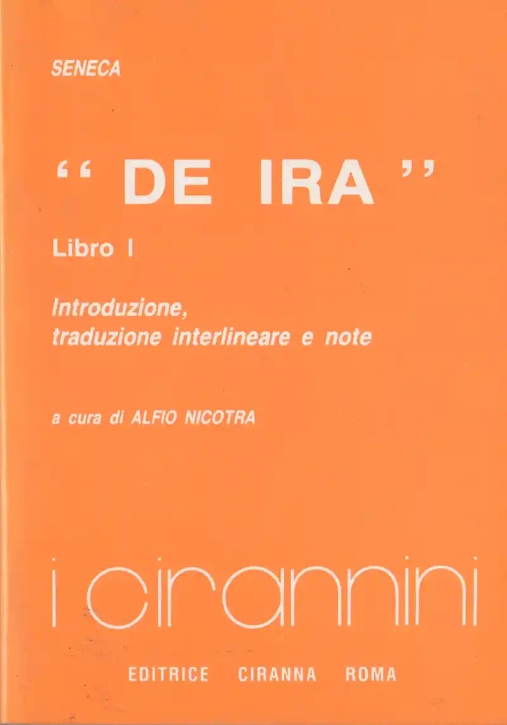 Immagine 0 di De Ira - Lib. I